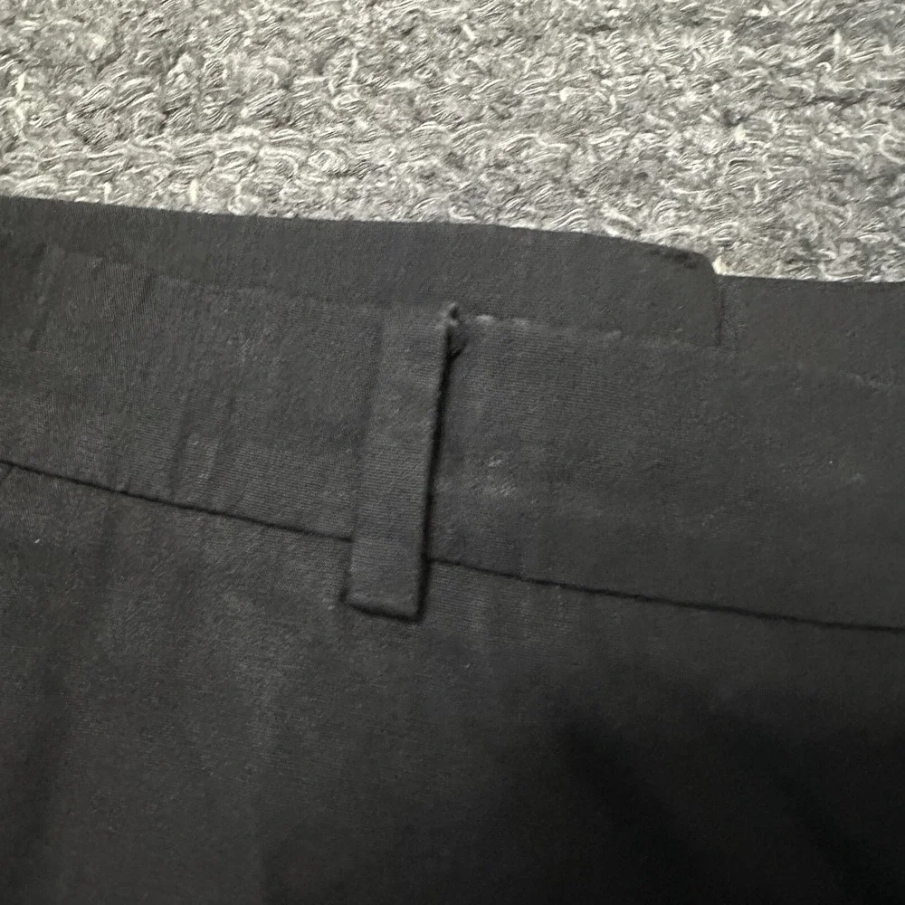 Gianni Versace Pants Women 29 Black Chinos Straight Leg Mid Rise Pockets Classic